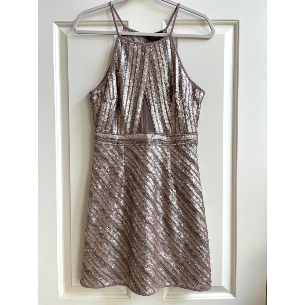 Dress Forum Los Angeles gold sequined party dress